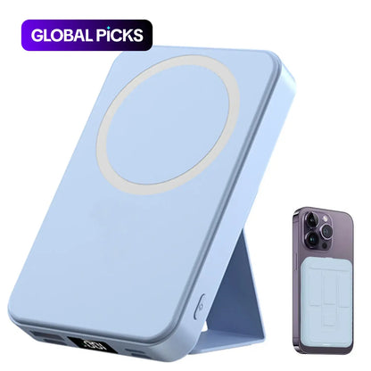 Magnetic Portable Wireless Fast Charger - 10000mAh Smart Power Bank with 22.5W PD Quick Charge and LED Display, Compatible with iPhone Series