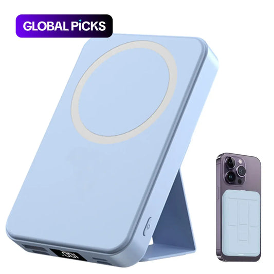 Magnetic Portable Wireless Fast Charger - 10000mAh Smart Power Bank with 22.5W PD Quick Charge and LED Display, Compatible with iPhone Series
