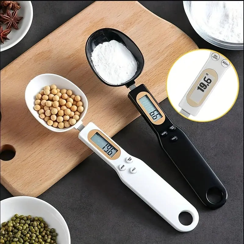 High-Precision Electronic Measuring Spoon and Scale with Digital Display for Cooking and Baking