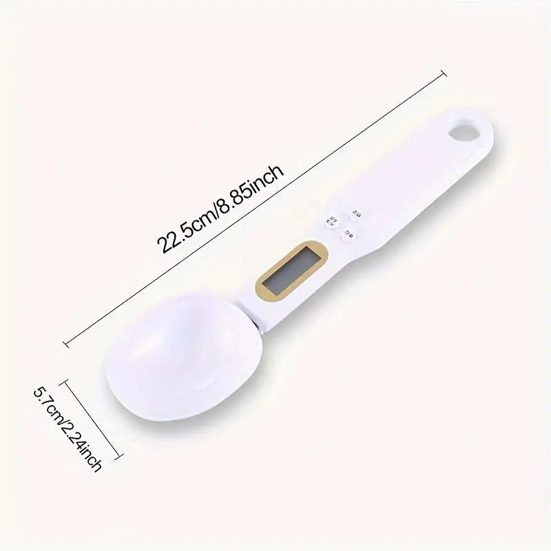 High-Precision Electronic Measuring Spoon and Scale with Digital Display for Cooking and Baking