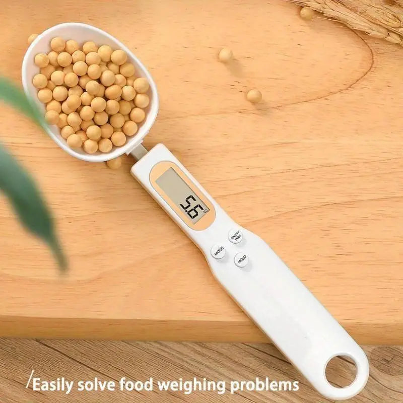 High-Precision Electronic Measuring Spoon and Scale with Digital Display for Cooking and Baking