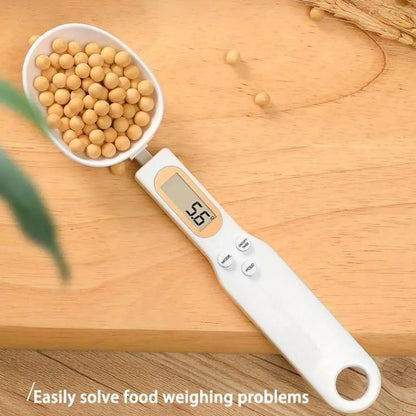 High-Precision Electronic Measuring Spoon and Scale with Digital Display for Cooking and Baking